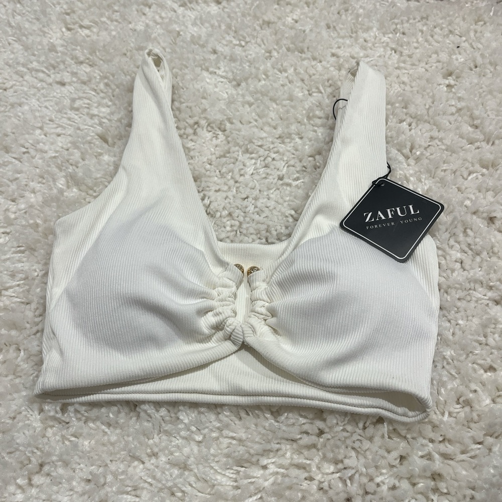 White Bikini Top